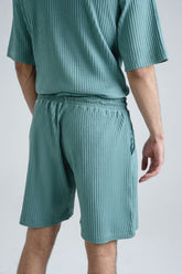 Relaxed-Fit Textured Jacquard Shorts